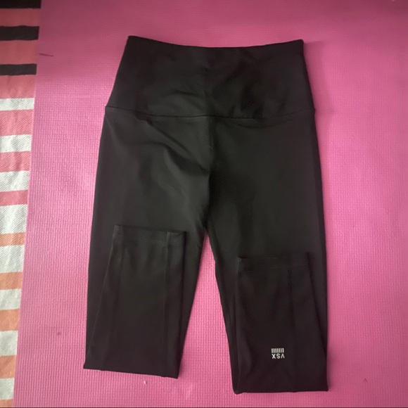 Victoria’s Secret Black Rainbow Leggings / Nwot - Picture 5 of 5